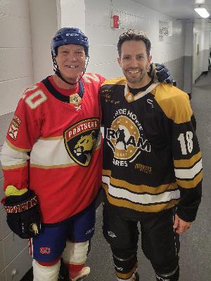 Brian Skrudland and I at the 2025 Pro-Am